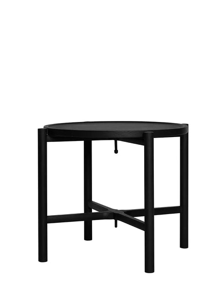 PP35 Tabletttisch von Hans J. Wegner - Sort Lack (mit Maserung) / Eg - Jacobsen Plus