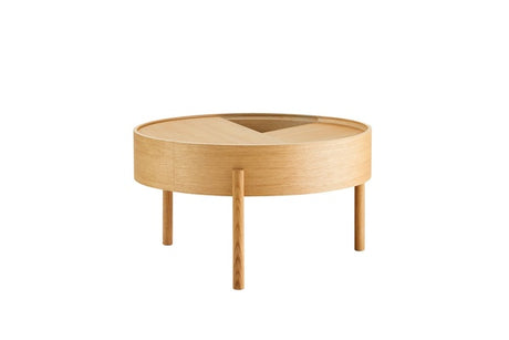 Arc Coffee Table, Ø 66 cm fra Woud - Oiled Oak - Jacobsen Plus