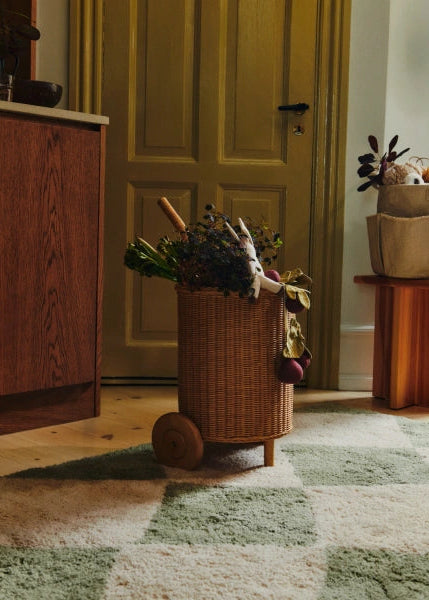 Tukki Trolley – naturlig rattan vogn fra Ferm Living - 2 - Jacobsen Plus