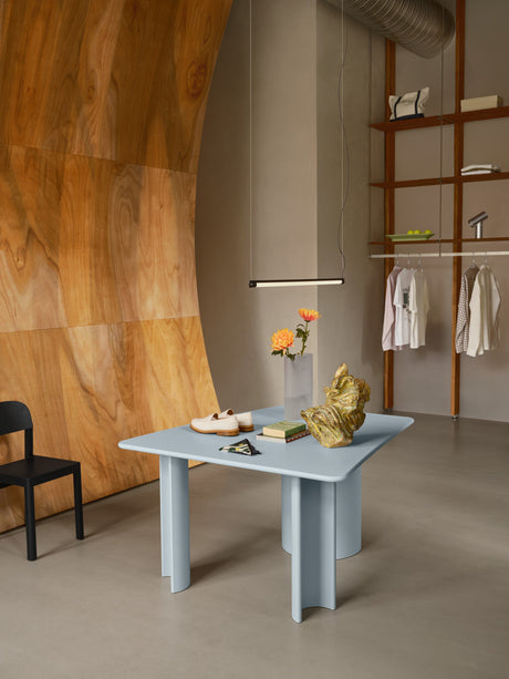 Re-Norm Esstisch, 130 cm von Muuto - Hellblau - Jacobsen Plus