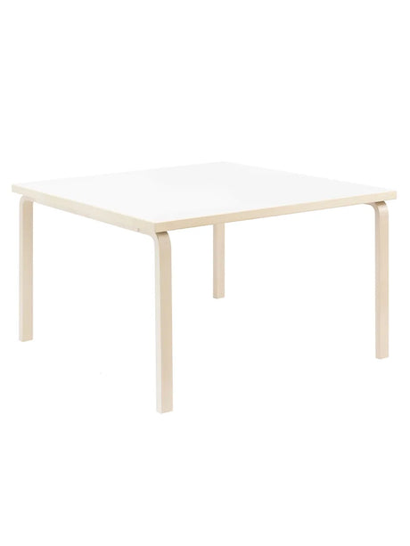 Aalto Table Square 84, 120x120 cm von Artek - Weißes Laminat - Jacobsen Plus