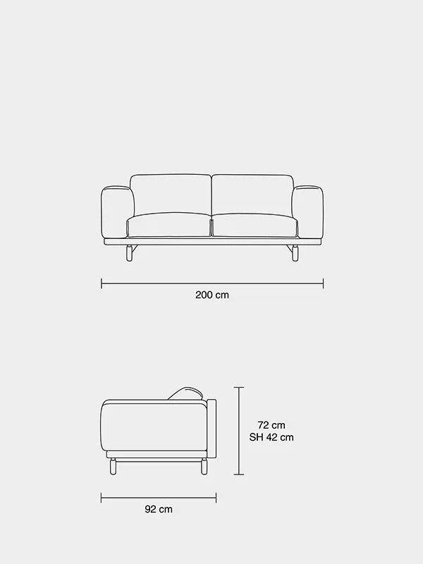 Rest 2 pers. Sofa von Muuto - 2 - Jacobsen Plus