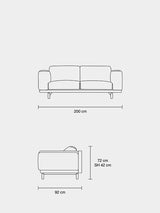 Rest 2 pers. Sofa von Muuto - 2 - Jacobsen Plus