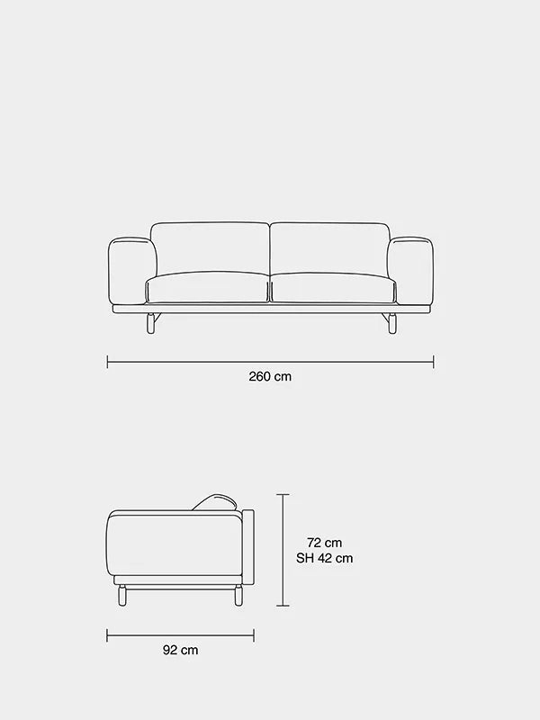 Rest 3 Pers. Sofa von Muuto - 3 - Jacobsen Plus
