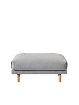 Rest Pouf fra Muuto - Grey - Hallingdal 123 / Schwarz - Jacobsen Plus