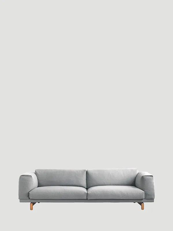 Rest 3 Pers. Sofa von Muuto - Grey - Hallingdal 123 / Eg - Jacobsen Plus