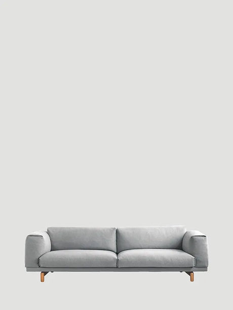 Rest 3 Pers. Sofa von Muuto - Grey - Hallingdal 123 / Eg - Jacobsen Plus