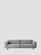 Rest 3 Pers. Sofa von Muuto - Grey - Steelcut Trio 133 / Eg - Jacobsen Plus