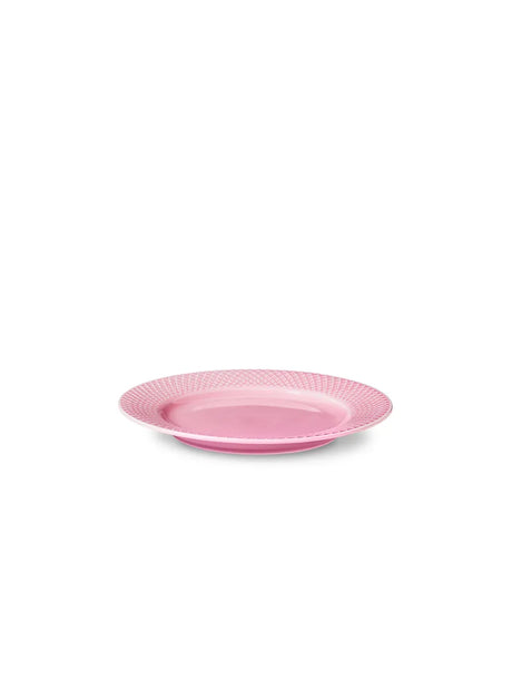 Rhombe Teller, rosa Ø21 cm von Lyngby Porcelæn - 3 - Jacobsen Plus