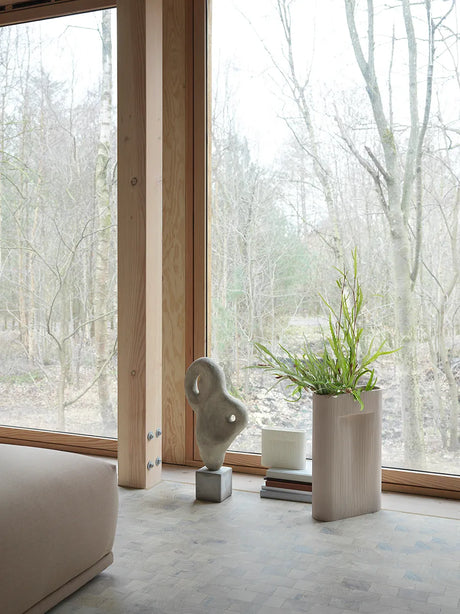 Ridge Vase von Muuto - Offwhite / H48,5 cm - Jacobsen Plus