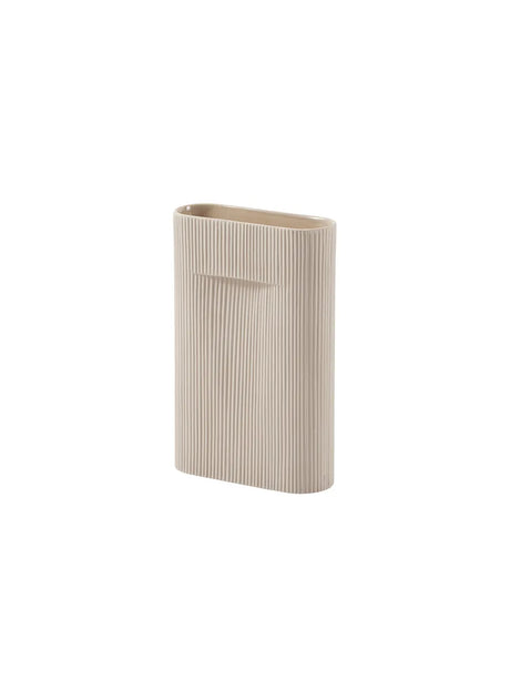 Ridge Vase von Muuto - Beige / H35 cm - Jacobsen Plus