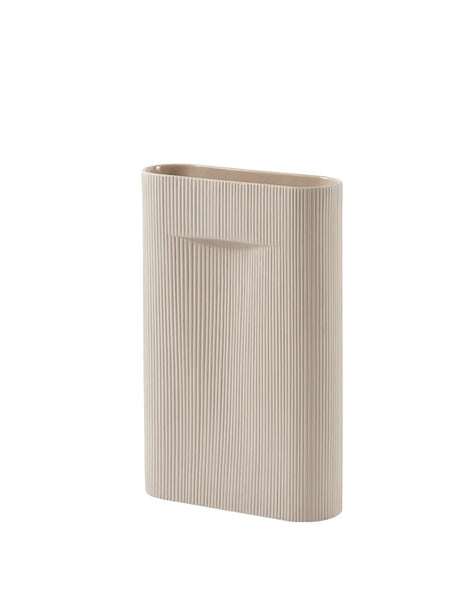 Ridge Vase von Muuto - Beige / H48,5 cm - Jacobsen Plus