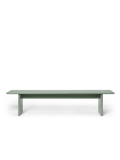 Rink Bench, 200 cm von Ferm Living - Teegrün - Jacobsen Plus