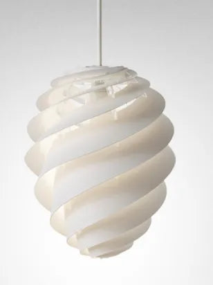 Swirl 2, Hvid fra Le Klint - Kunststoff - Weiß / Small (Ø: 18 cm, h: 23 cm) - Jacobsen Plus