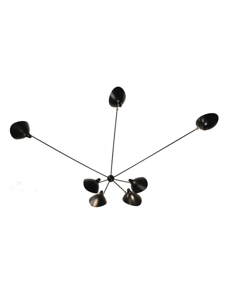 Spider Big Wall Lamp mit 7 festen Armen von Serge Mouille - 1 - Jacobsen Plus