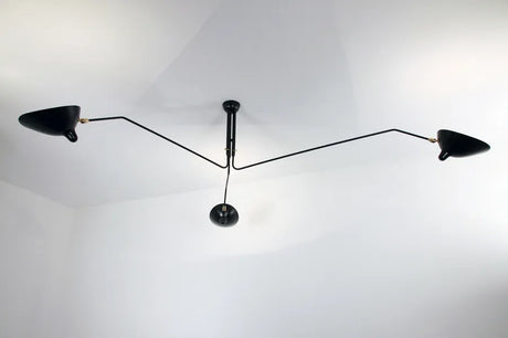 Ceiling Lamp m/3 Rotierenden Armen von Serge Mouille - 4 - Jacobsen Plus
