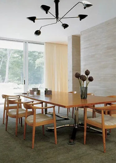 Ceiling Lamp w/6 Rotating Arms af Serge Mouille - 2 - Jacobsen Plus