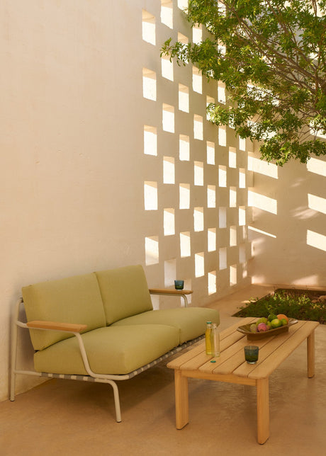 Settle Outdoor Sofa, 2-Sitzer von Muuto - Dunkelgrün - Jacobsen Plus