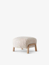 Wulff Hocker von &Tradition - Sheepskin, Skandilock 17mm Moonlight / Eg - Jacobsen Plus