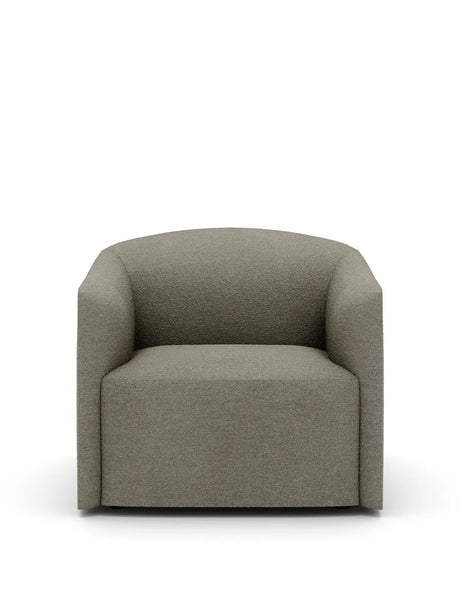 Shore Lounge Chair Extended Base, dark taupe fra New Works - 1 - Jacobsen Plus
