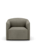 Shore Lounge Chair Extended Base, dark taupe fra New Works