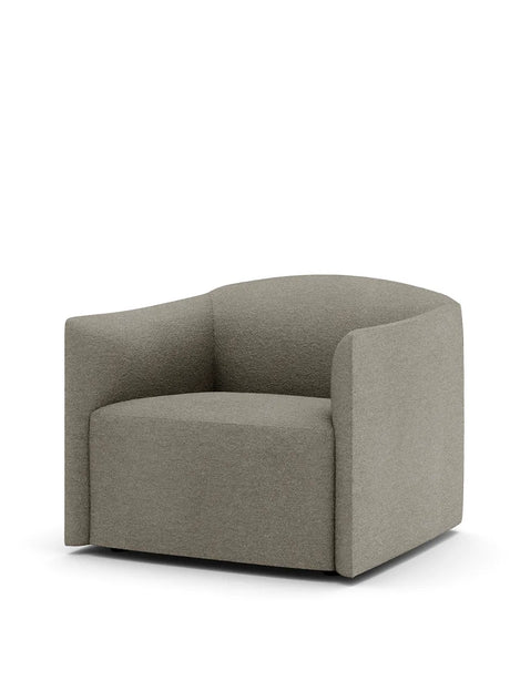Shore Lounge Chair Extended Base, dark taupe von New Works - 4 - Jacobsen Plus