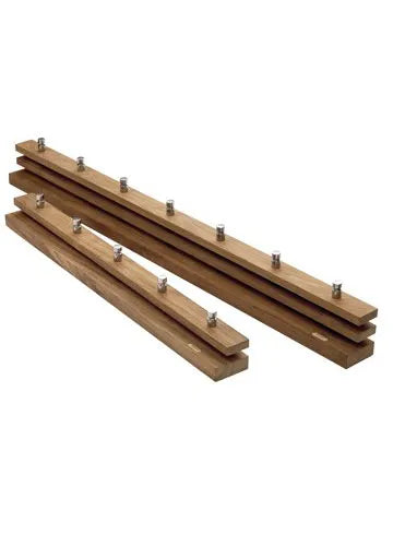 Skagerak Cutter Garderobenleiste von Fritz Hansen - Teak / 72 cm 5 Haken - Jacobsen Plus