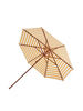Skagerak Messina Parasol Ø270, Golden Yellow Stripes fra Fritz Hansen