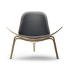 CH07 Shell Chair, Eiche öl/Thor 301 von Hans J. Wegner