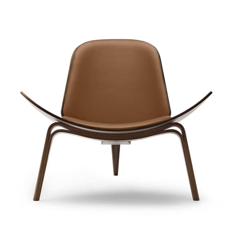 CH07 Shell Chair, Walnuss öl/Thor 307 von Hans J. Wegner - 1 - Jacobsen Plus