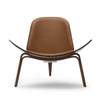 CH07 Shell Chair, Walnuss öl/Thor 307 von Hans J. Wegner