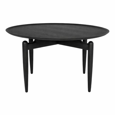Slow Couchtisch Ø80 cm, Schwarz Eiche von Stellar Works - 1 - Jacobsen Plus