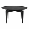 Slow Couchtisch Ø80 cm, Schwarz Eiche von Stellar Works