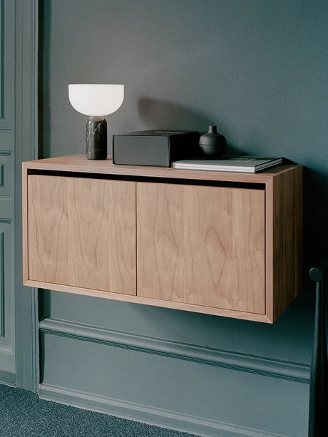 Cabinet Low m. Türen von New Works - Walnuss - Jacobsen Plus