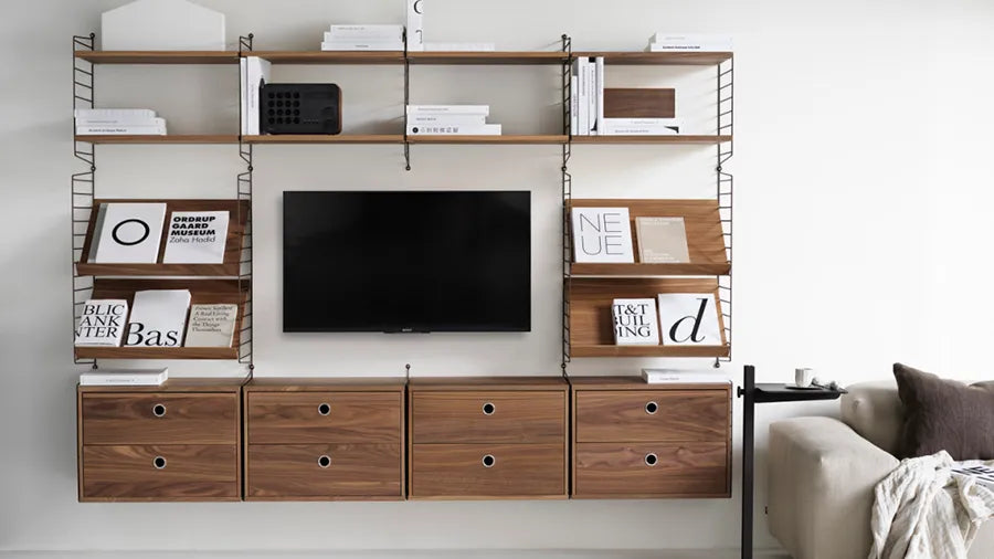 Reol, Living room J fra String - 3 - Jacobsen Plus