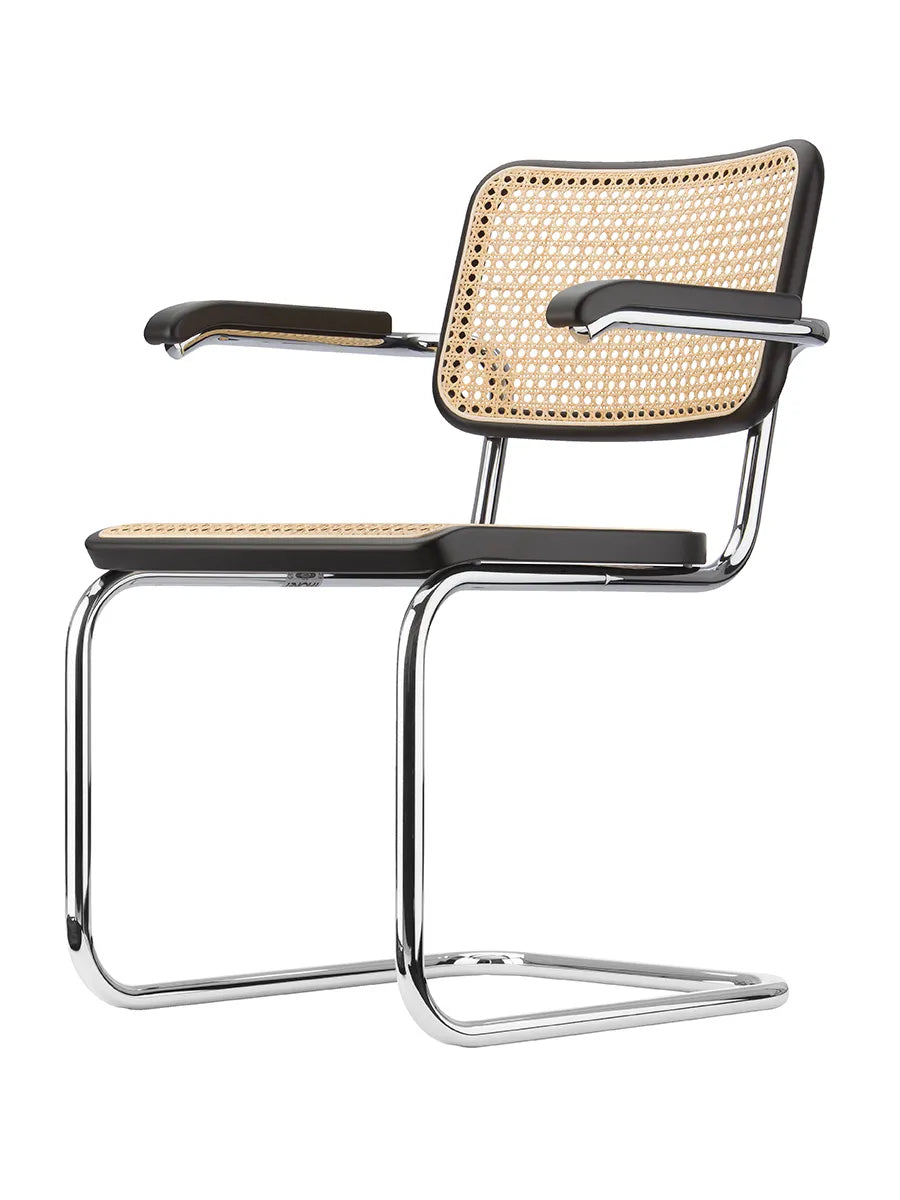 S 64 V Spisebordsstol fra Thonet - Sortlakeret bøg - Jacobsen Plus