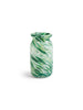 Splash Vase Roll Neck Small, grün Swirl von HAY