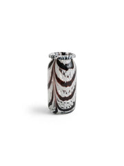 Splash Vase Roll Neck X-Small, coffee and white von HAY