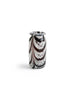 Splash Vase Roll Neck X-Small, coffee and white von HAY