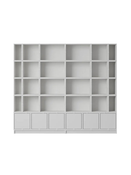 Stacked Storage System, Bookcase 1 von Muuto - Grey - Jacobsen Plus