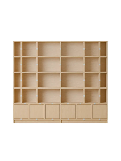 Stacked Storage System, Bookcase 1 von Muuto - Eiche - Jacobsen Plus