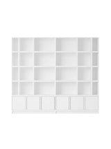 Stacked Storage System, Bookcase 1 von Muuto - Weiß - Jacobsen Plus