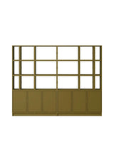 Stacked Storage System, office storage 2 von Muuto - Brown Green - Jacobsen Plus