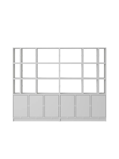 Stacked Storage System, office storage 2 von Muuto - Grey - Jacobsen Plus