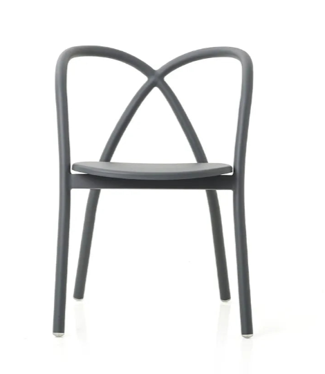 Ming cafésæt m. 3 stole og 1 bord, aluminium, grå fra Stellar Works - 5 - Jacobsen Plus