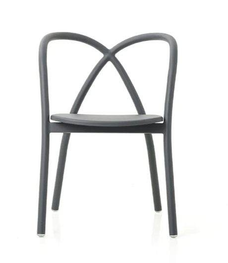 Ming Café-Set m. 3 Stühle und 1 Tisch, Aluminium, grau von Stellar Works - 5 - Jacobsen Plus