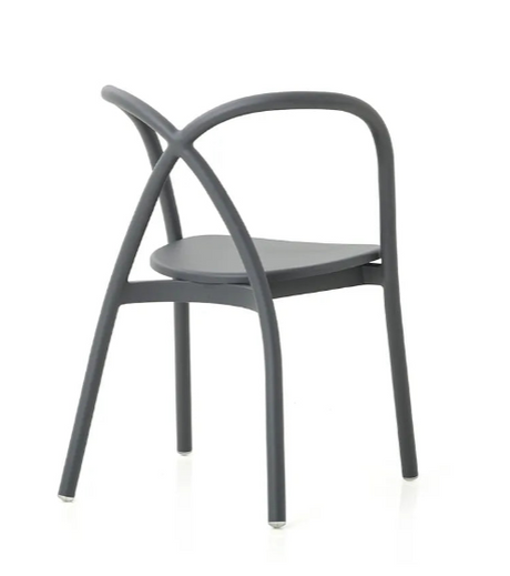 Ming Café-Set m. 3 Stühle und 1 Tisch, Aluminium, grau von Stellar Works - 4 - Jacobsen Plus