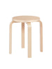 Stool E60, lackiert birke von Artek
