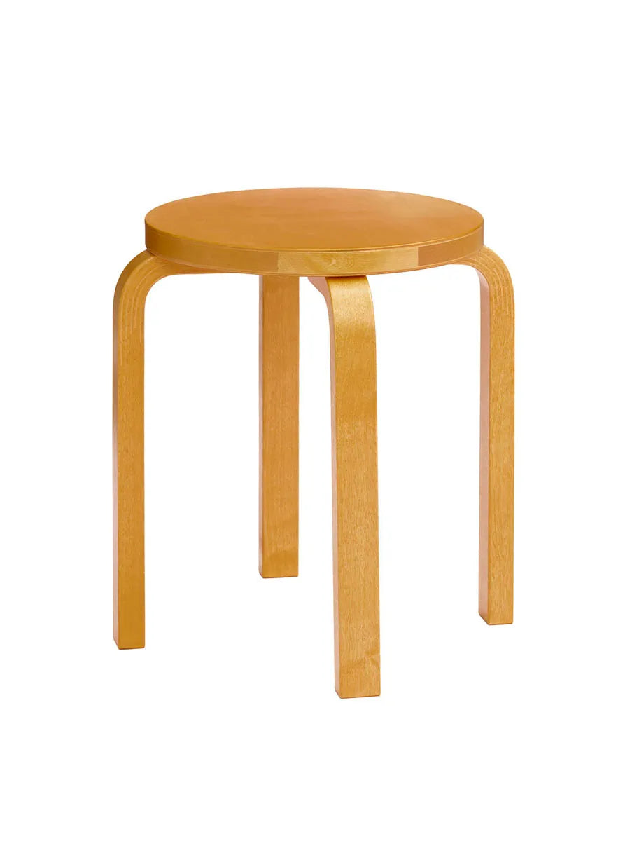 Stool E60, honiggebeizte Birke von Artek - 1 - Jacobsen Plus