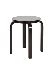 Stool E60, schwarzlackiert von Artek